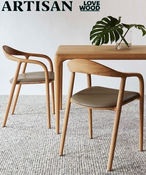 Neva krzesło i Latus stół drewniany Artisan Design Spichlerz 1